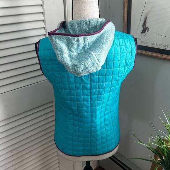 MICMAC PARIS Womens Vest Lightweight Hooded Full Zip Outdoor Casual Preppy SMALL - Picture 6 of 13